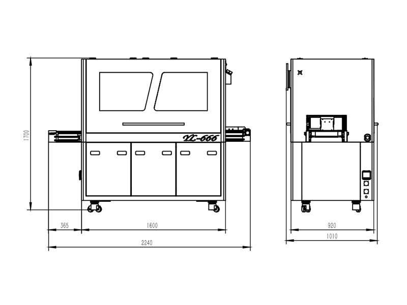 CH-660  Color One-Pass UV Printing Machine1